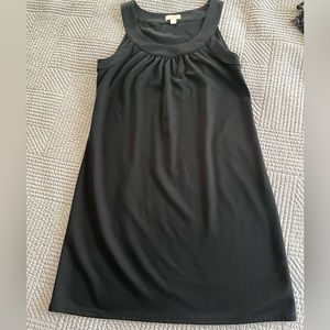 Black Cotton Knit Dress